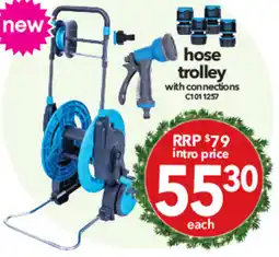 Cheap as Chips Hose trolley with connections offer