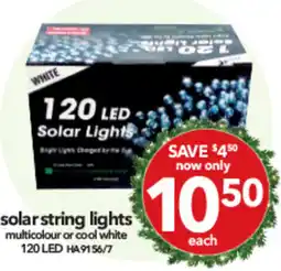 Cheap as Chips Solar string lights offer