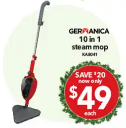 Cheap as Chips Germanica 10 in 1 steam mop offer