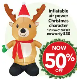 Cheap as Chips Inflatable air power christmas character offer