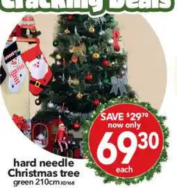 Cheap as Chips hard needle Christmas tree offer