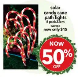 Cheap as Chips Solar candy cane path lights offer