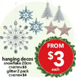 Cheap as Chips Hanging decos offer