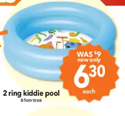 Cheap as Chips 2 ring kiddie pool offer