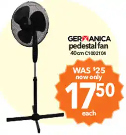 Cheap as Chips Germanica pedestal fan offer