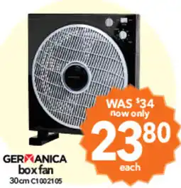 Cheap as Chips Germanica box fan offer