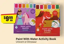 Chemist Discount Centre Paint With Water Activity Book offer