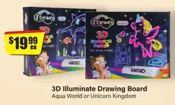 Chemist Discount Centre 3D Illuminate Drawing Board offer