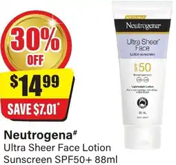Chemist Discount Centre Neutrogena offer