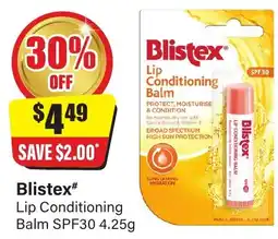 Chemist Discount Centre Blistex offer