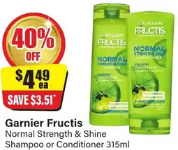 Chemist Discount Centre Garnier Fructis offer
