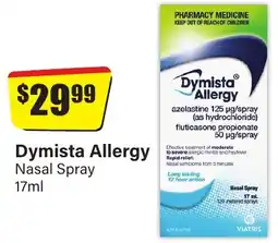 Chemist Discount Centre Dymista Allergy offer