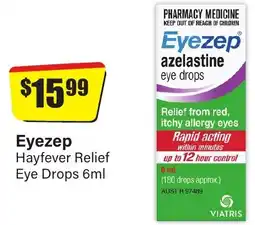Chemist Discount Centre Eyezep offer