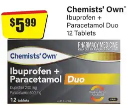 Chemist Discount Centre Chemists' Own offer