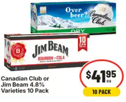 IGA Canadian Club or Jim Beam offer