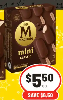 IGA Streets Magnum Ice Cream Mini offer