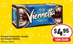 IGA Streets Viennetta Vanilla Ice Cream offer