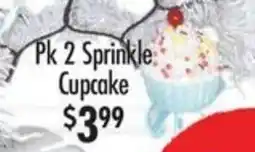 Red Dot Pk 2 Sprinkle Cupcake offer