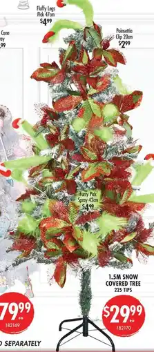 Red Dot Snow covered tree offer