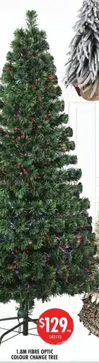 Red Dot Fibre optic colour change tree offer