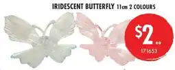 Red Dot Iridescent butterfly offer