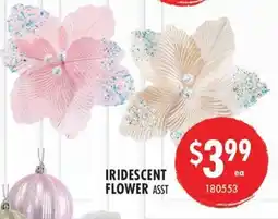 Red Dot Iridescent flower offer