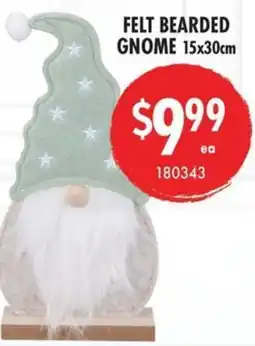 Red Dot Felt bearded gnome offer