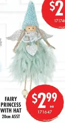 Red Dot Fairy princess with hat offer