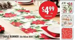 Red Dot Table runner offer