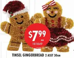 Red Dot Tinsel gingerbread offer