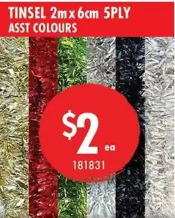 Red Dot Tinsel offer