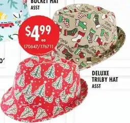 Red Dot Deluxe trilby hat a offer