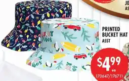 Red Dot Printed bucket hat offer