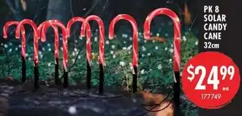 Red Dot Pk 8 solar candy cane offer