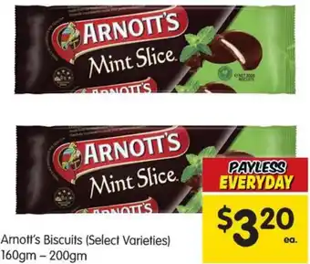 Arnott's Biscuits 160-200g