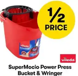 BIG W SuperMocio Power Press Bucket & Wringer offer