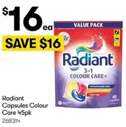 BIG W Radiant Capsules Colour Care offer
