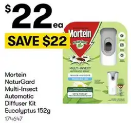 BIG W Mortein NaturGard Multi-Insect Automatic Diffuser Kit Eucalyptus offer