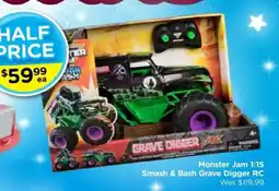 Toyworld Monster Jam 1:15 Smash & Bash Grave Digger RC offer