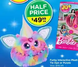 Toyworld Furby Interactive Plush Tie Dye or Purple offer