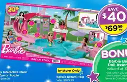 Toyworld Barbie dream pool offer