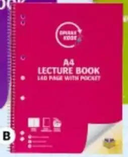 BIG W 140-Page A4 Lecture Book offer