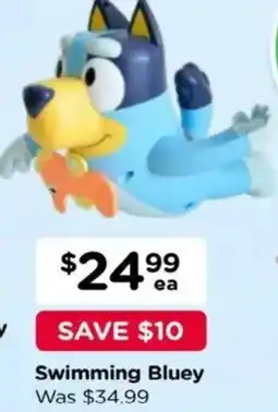 Toyworld Swimming Bluey offer