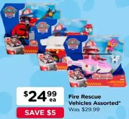 Toyworld Fire Rescue Vehicles Assorted offer