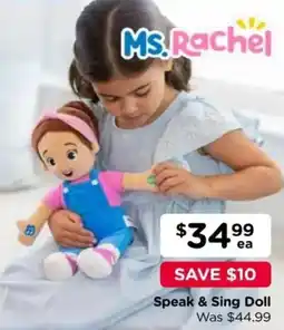 Toyworld Speak & Sing Doll offer