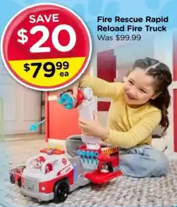 Toyworld Fire Rescue Rapid Reload Fire Truck offer