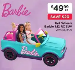 Toyworld Hot Wheels Barbie 1:12 RC SUV offer