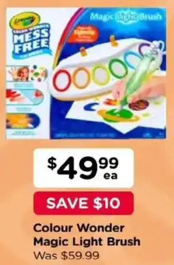 Toyworld Colour Wonder Magic Light Brush offer