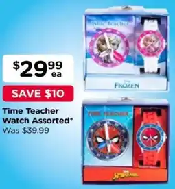 Toyworld Time Teacher Watch Assorted offer