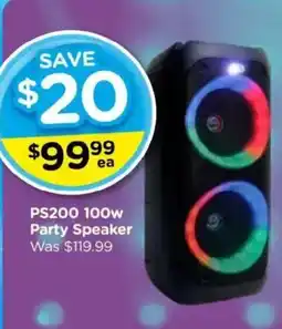 Toyworld PS200 100w Party Speaker offer